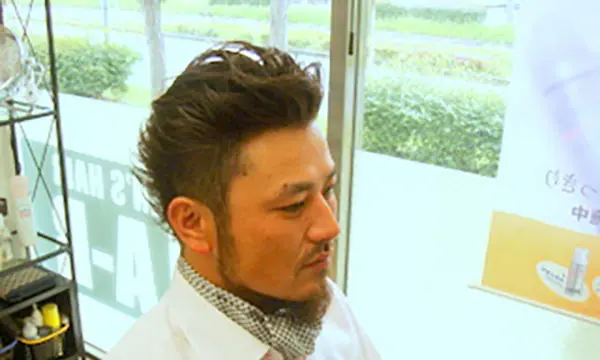 つくば市の理容室LA-Rのヘアーカットの写真と詳細ページへのリンク