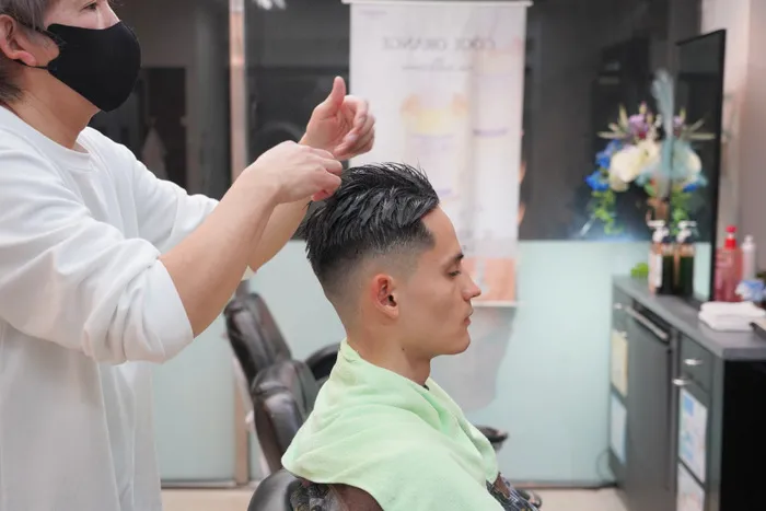 メンズヘアーLA-Rでヘッドスパ