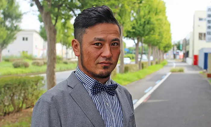 つくば市の理容室LARの高感度UPの2ブロックビジネスショートスタイルの写真