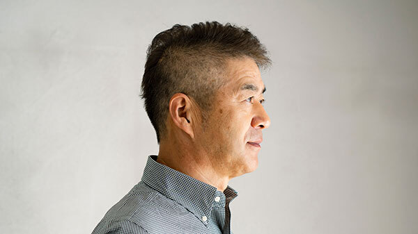 つくば市の理容室メンズヘアーLA-Rのシニアカットの画像