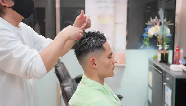 メンズヘアーLA-Rでヘッドスパ