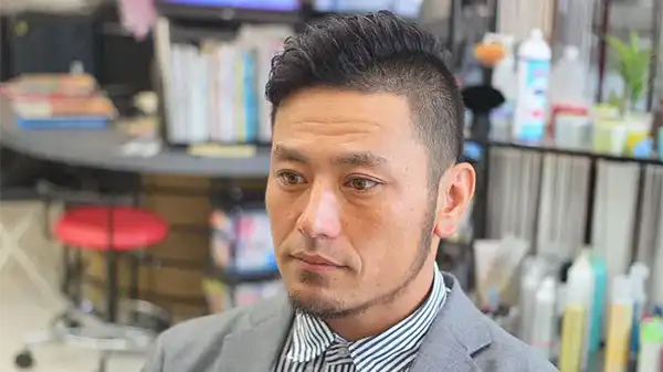 つくば市の理容室LA-Rのスタンダードカットの画像