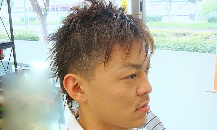 フェードカットの写真